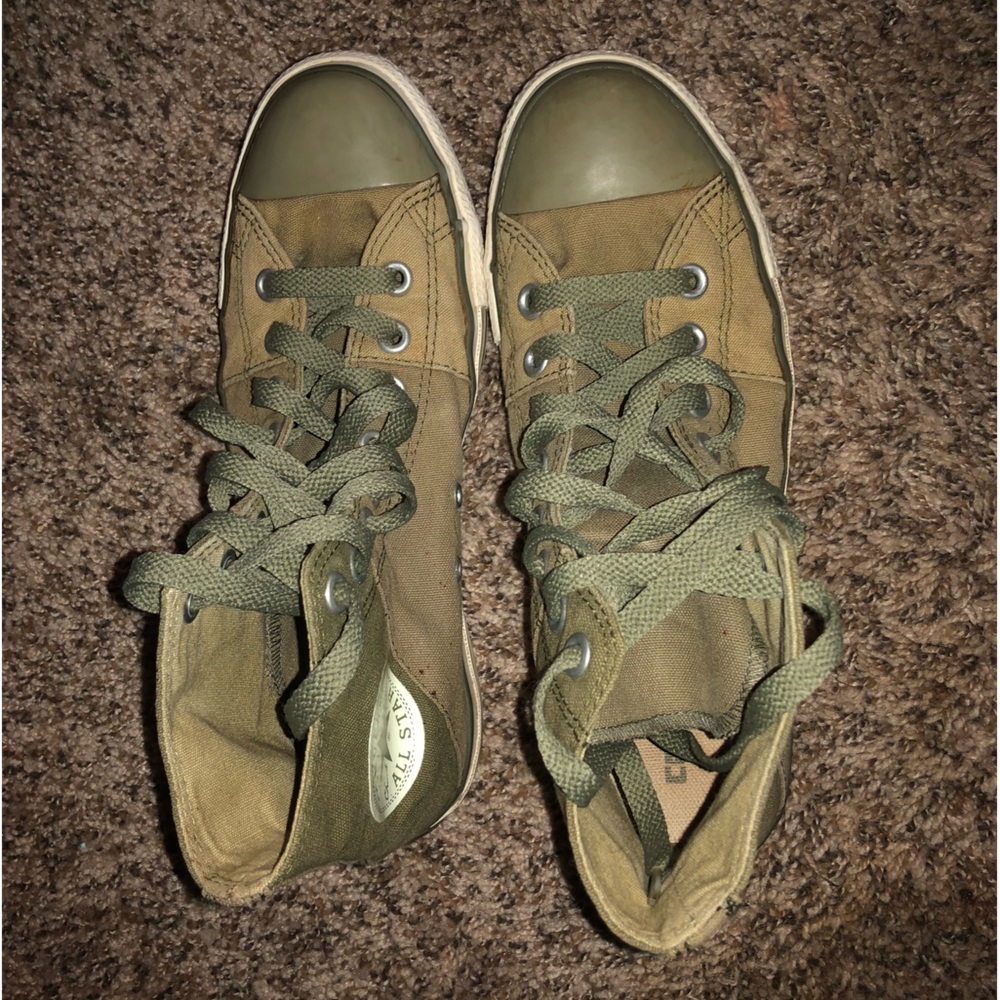 Green High Top Converse